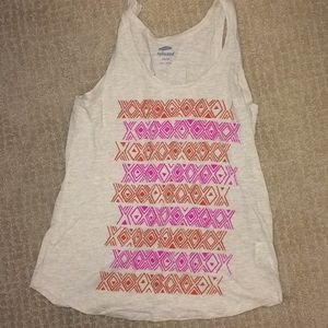 Diamond Patterned Muscle Tee